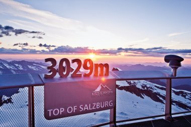 Panorama platform at 3,029 m above sea level in Zell am See-Kaprun | © Kitzsteinhorn